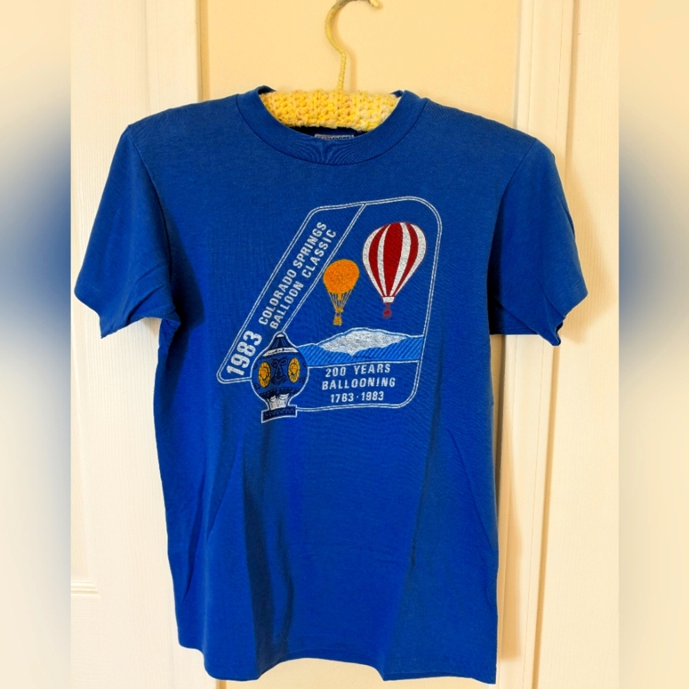 Vintage 1983 Colorado Springs Hot Air Balloon T-shirt